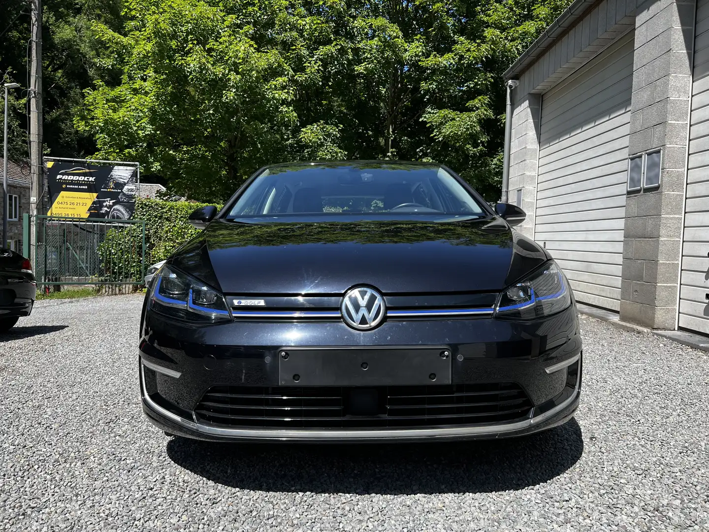 Volkswagen e-Golf 35.8kWh Full électrique - 13153 Kms !! - TVAC - Noir - 1
