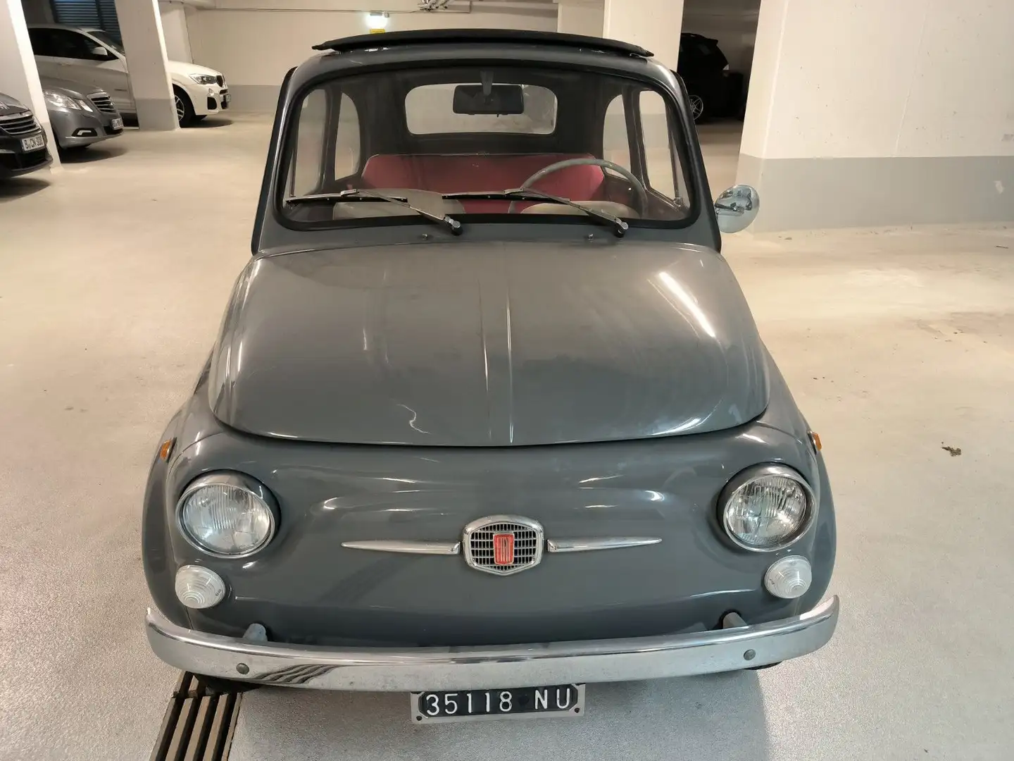 Fiat 500 -Tüv Neu-Rundtacho-H-Kennzeichen Grau - 2