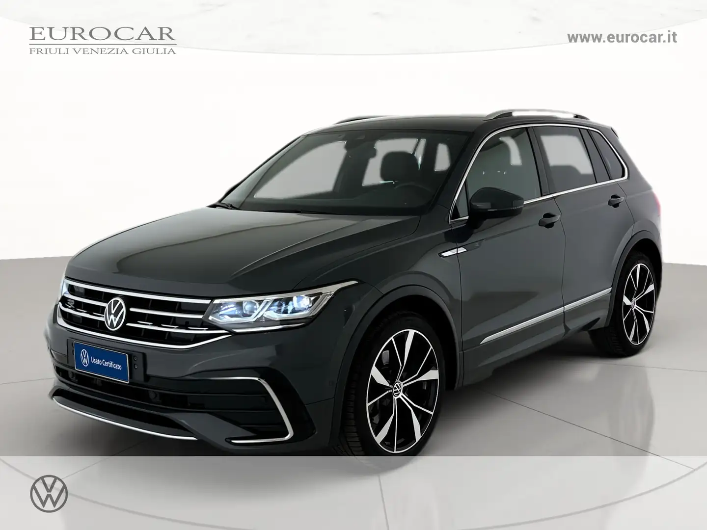 Volkswagen Tiguan 2.0 tdi r-line 4motion 200cv dsg Gris - 1