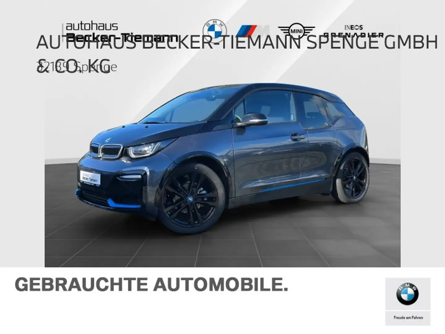 BMW i3 s 120Ah Suite*NAVI*H+K*20 ZOLL*KAMERA*LEDER Grau - 1