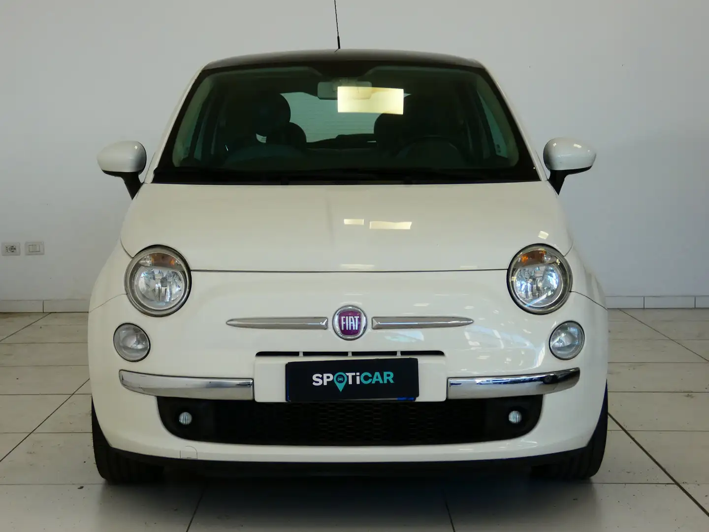 Fiat 500 500 1.2 Lounge 69cv OK NEOPATENTATI Bianco - 2
