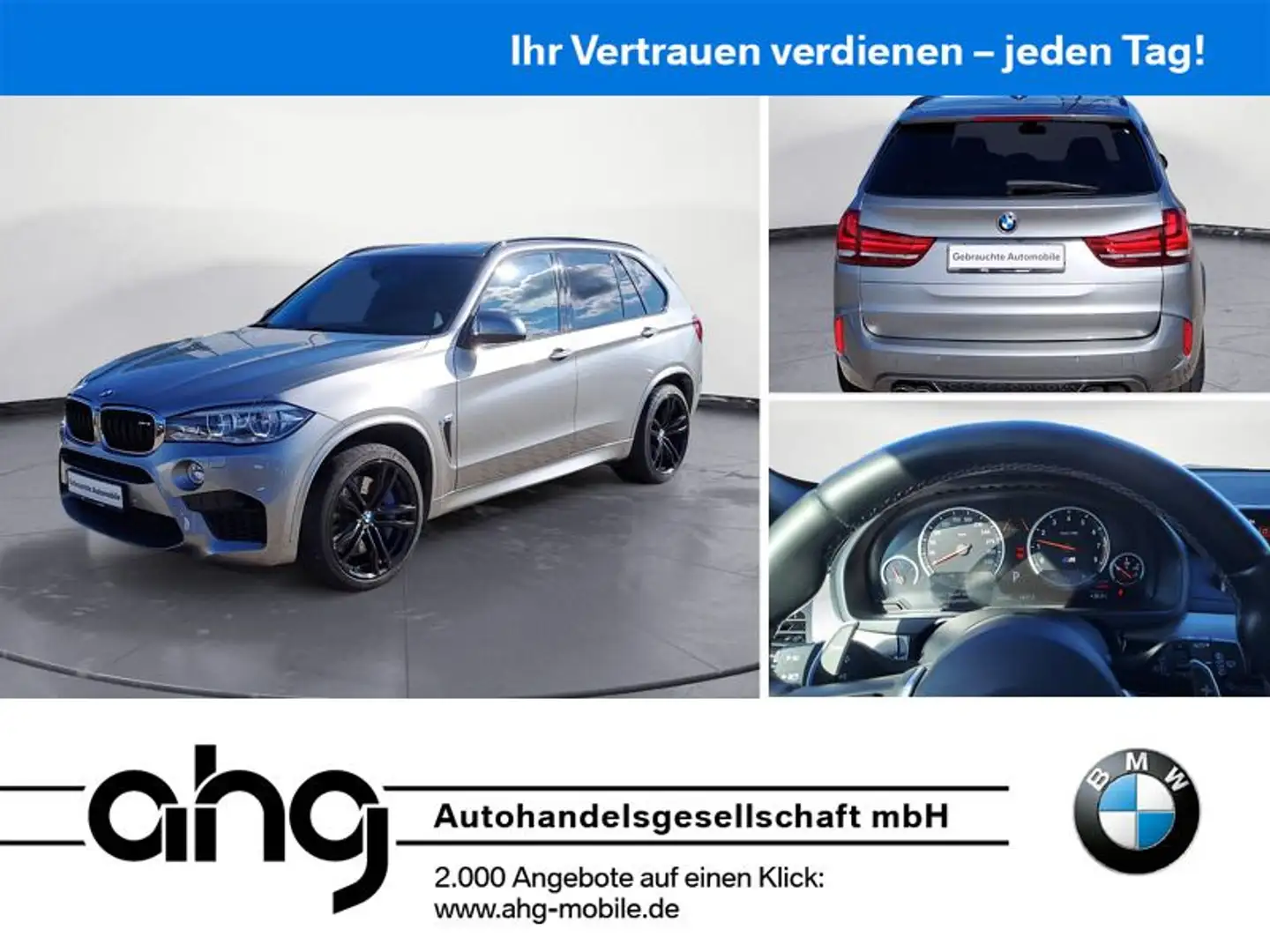BMW X5 M Navi Prof. M Drivers Package Panorama Gris - 1