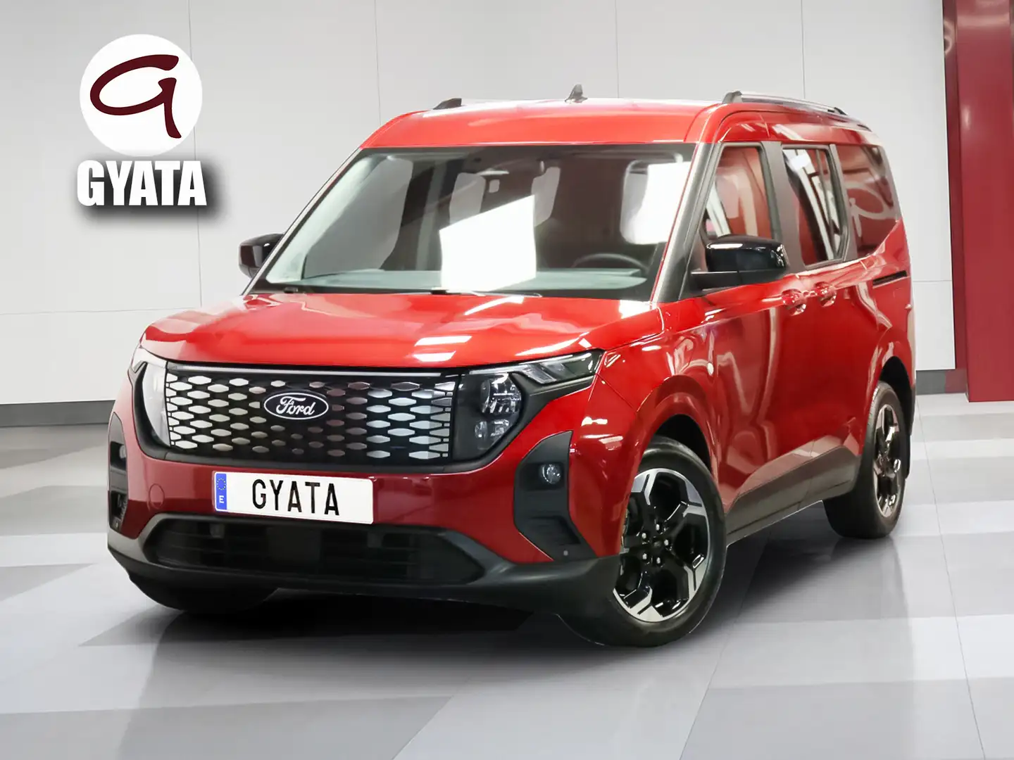 Ford Tourneo Courier BEV 43,5kWh 100kW (136CV) Titanium Auto Rojo - 1