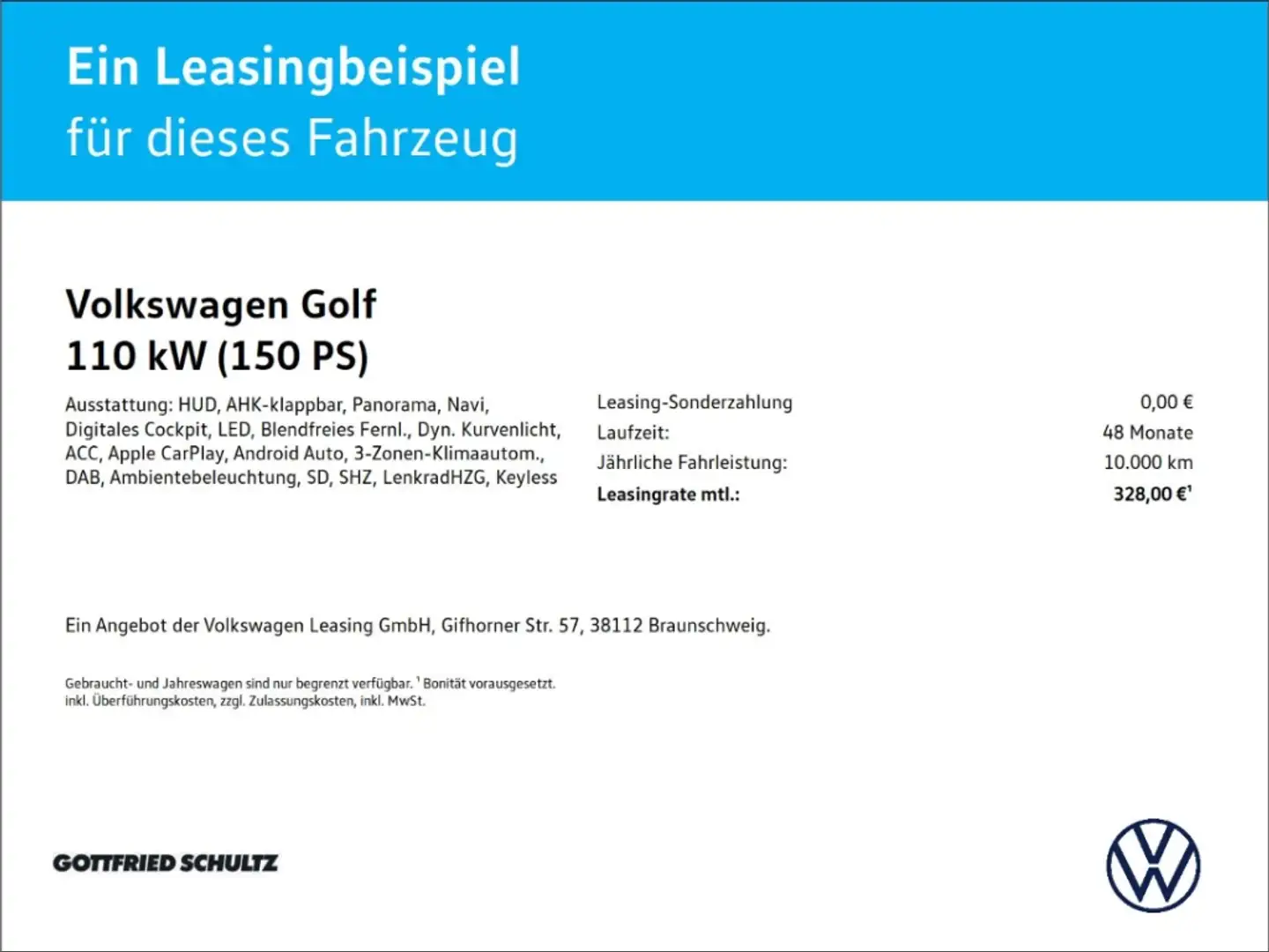 Volkswagen Golf Active 2.0 TDI DSG AHK Pano LED HUD Navi Grau - 2