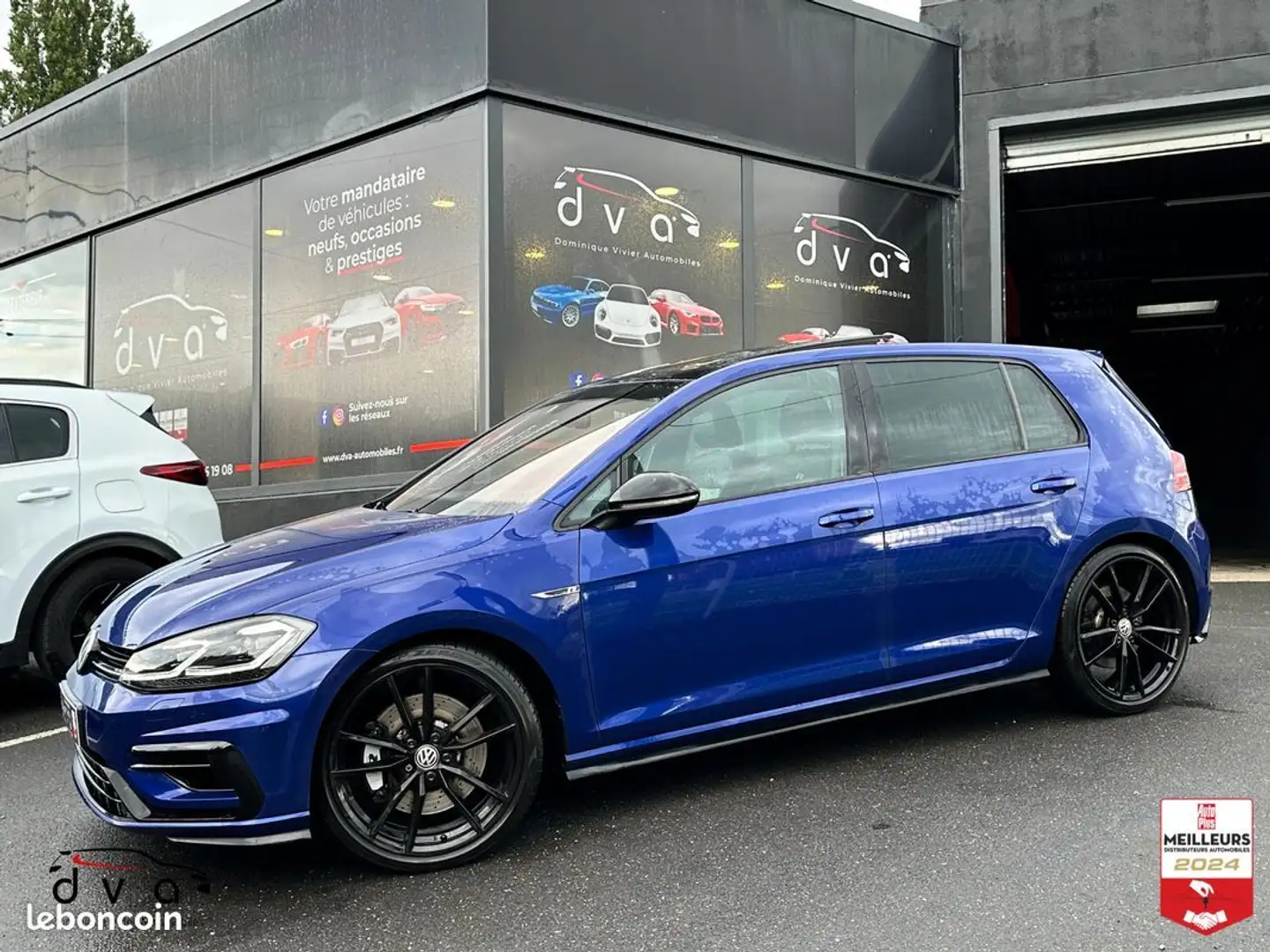 Volkswagen Golf 7 R 2.0 TSI 300 ch DSG7 Française Bleu - 2