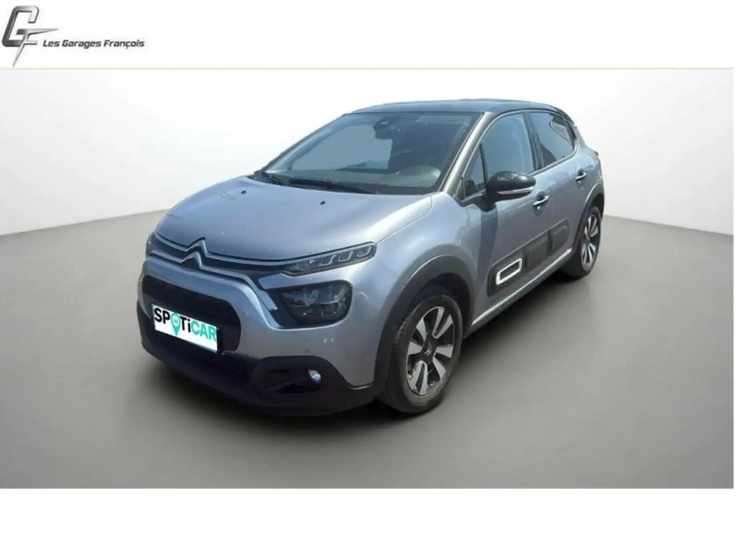 Citroen C3 1.5 BlueHDi 100ch S\u0026S Shine E6.d Gris - 1