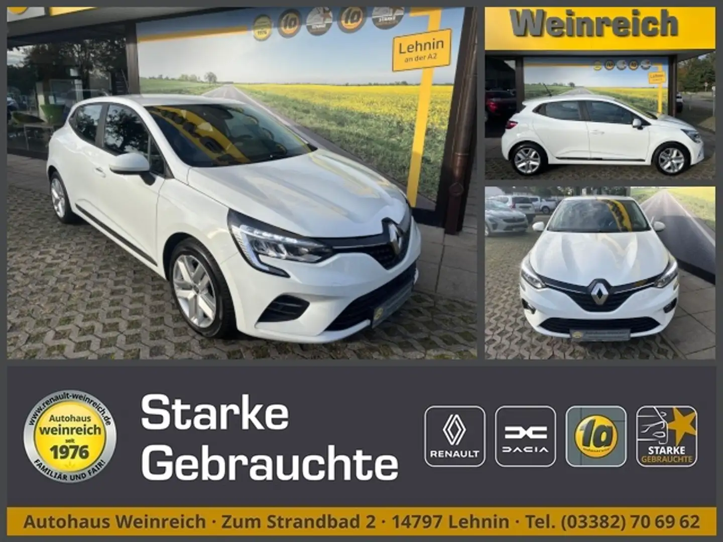 Renault Clio mit Klima & Sitzheizung Klima Sitzheizung Silber - 1