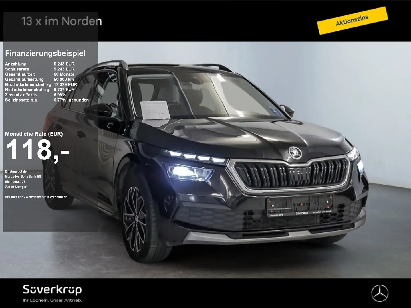 Skoda Kamiq Style 1.0 TSI // SPUR PDC SHZ Schwarz - 1