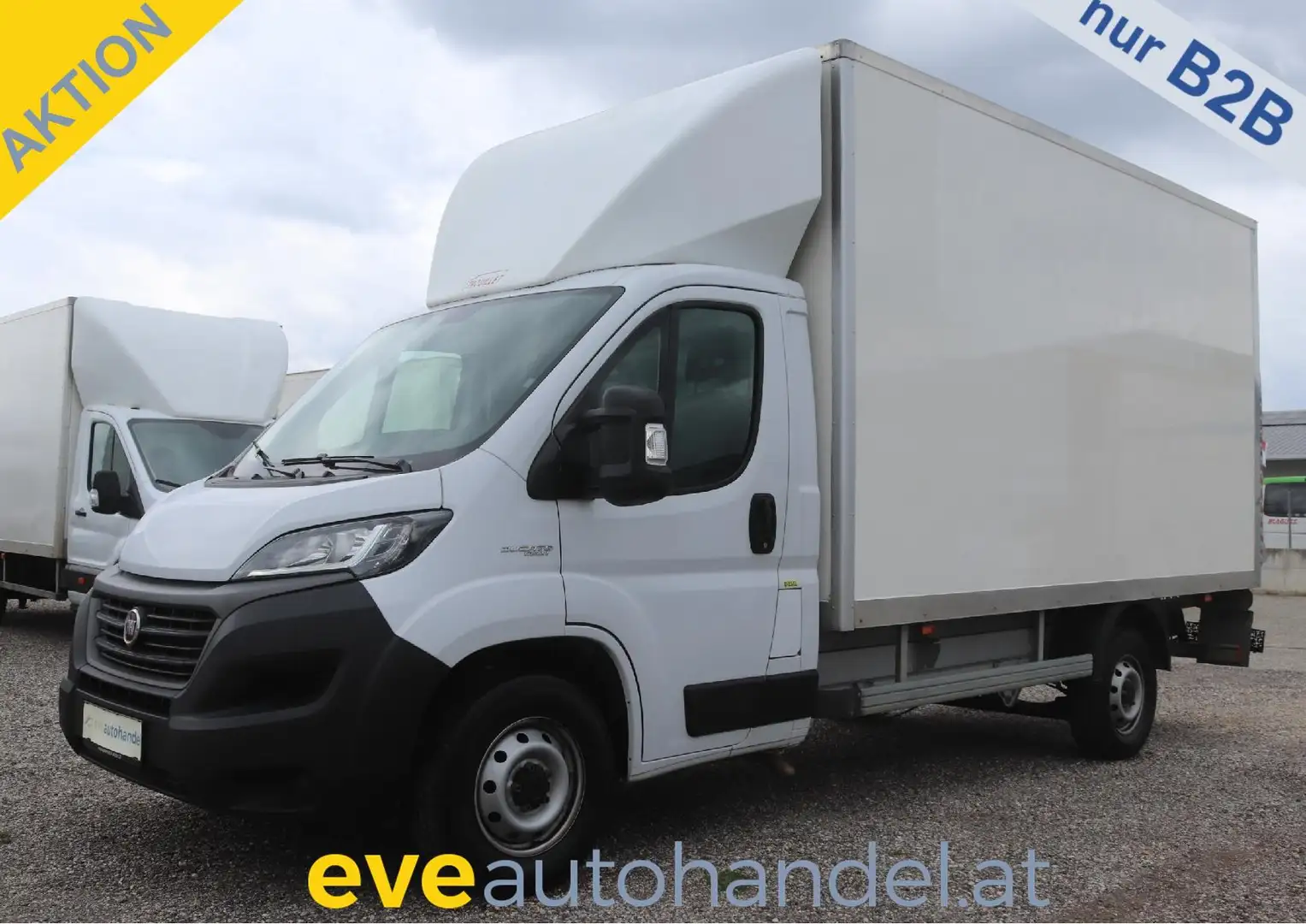 Fiat Ducato Kasten Koffer Ladebordwand NAVI KAMERA TEL TEMP Weiß - 1