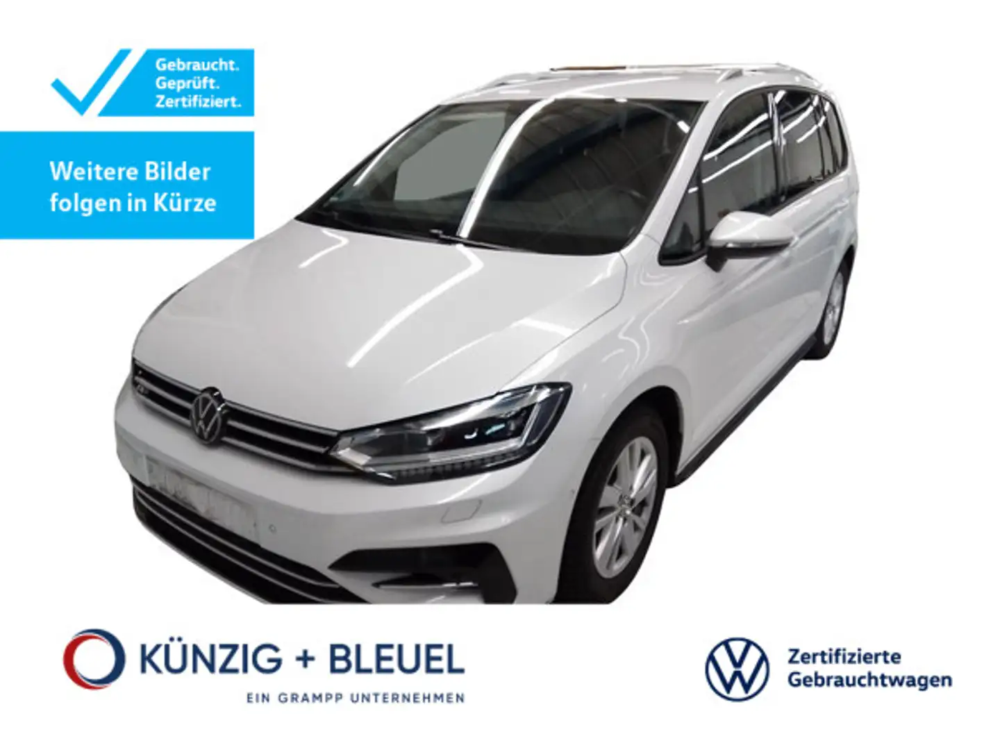 Volkswagen Touran "MOVE" 2.0TDI DSG +R-LINE+AHK+STDHZ+7-SIT Weiß - 1
