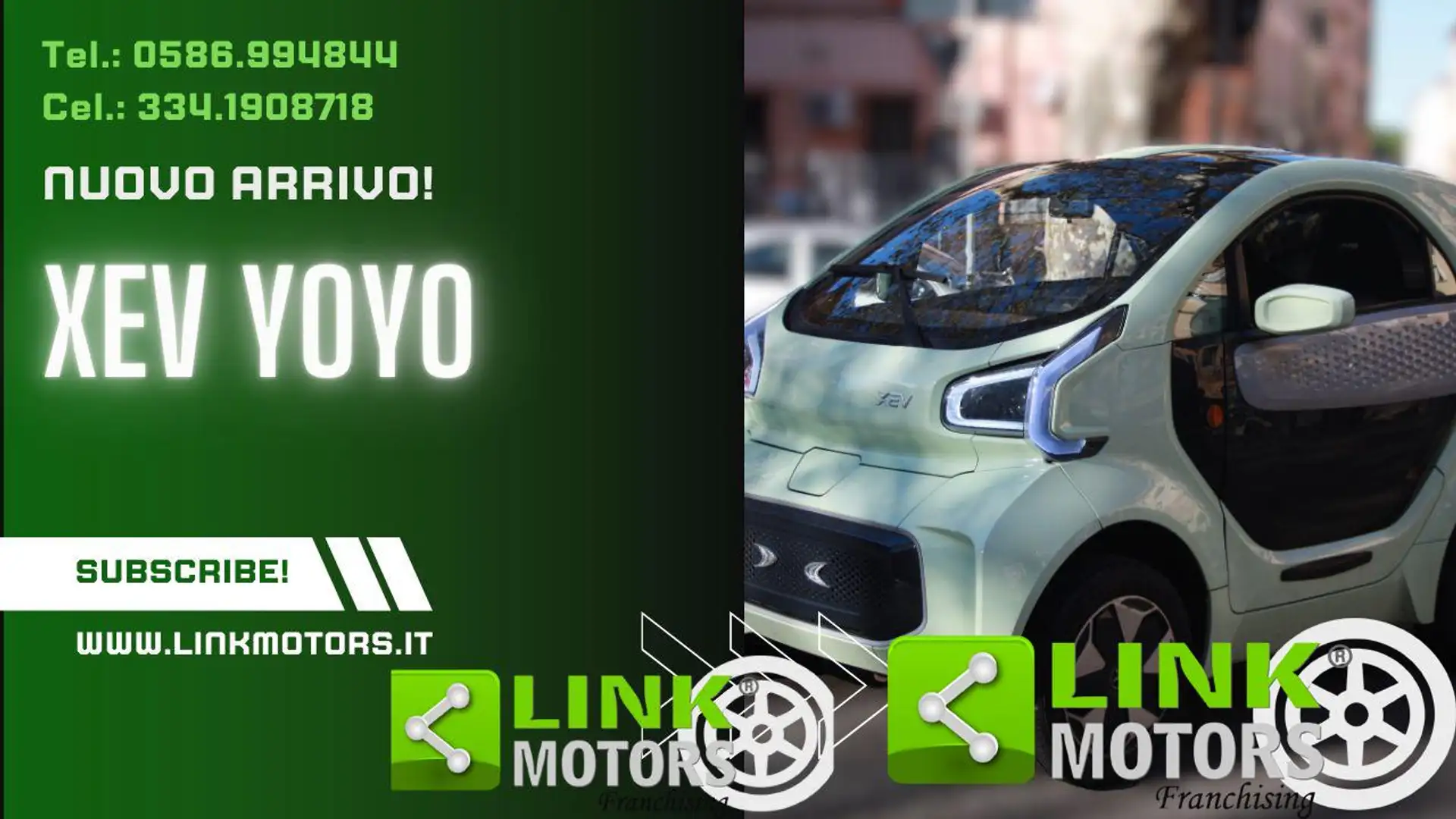 XEV Yoyo Yoyo Easy Restyling 130 KM AUTONOMIA Vert - 1