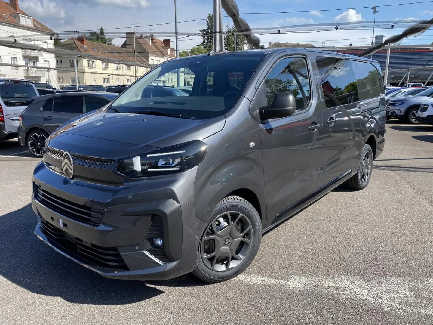 Citroen Jumpy III CABINE APPROFONDIE XL BLUEHDI 180 EAT8 pack co Gris - 1
