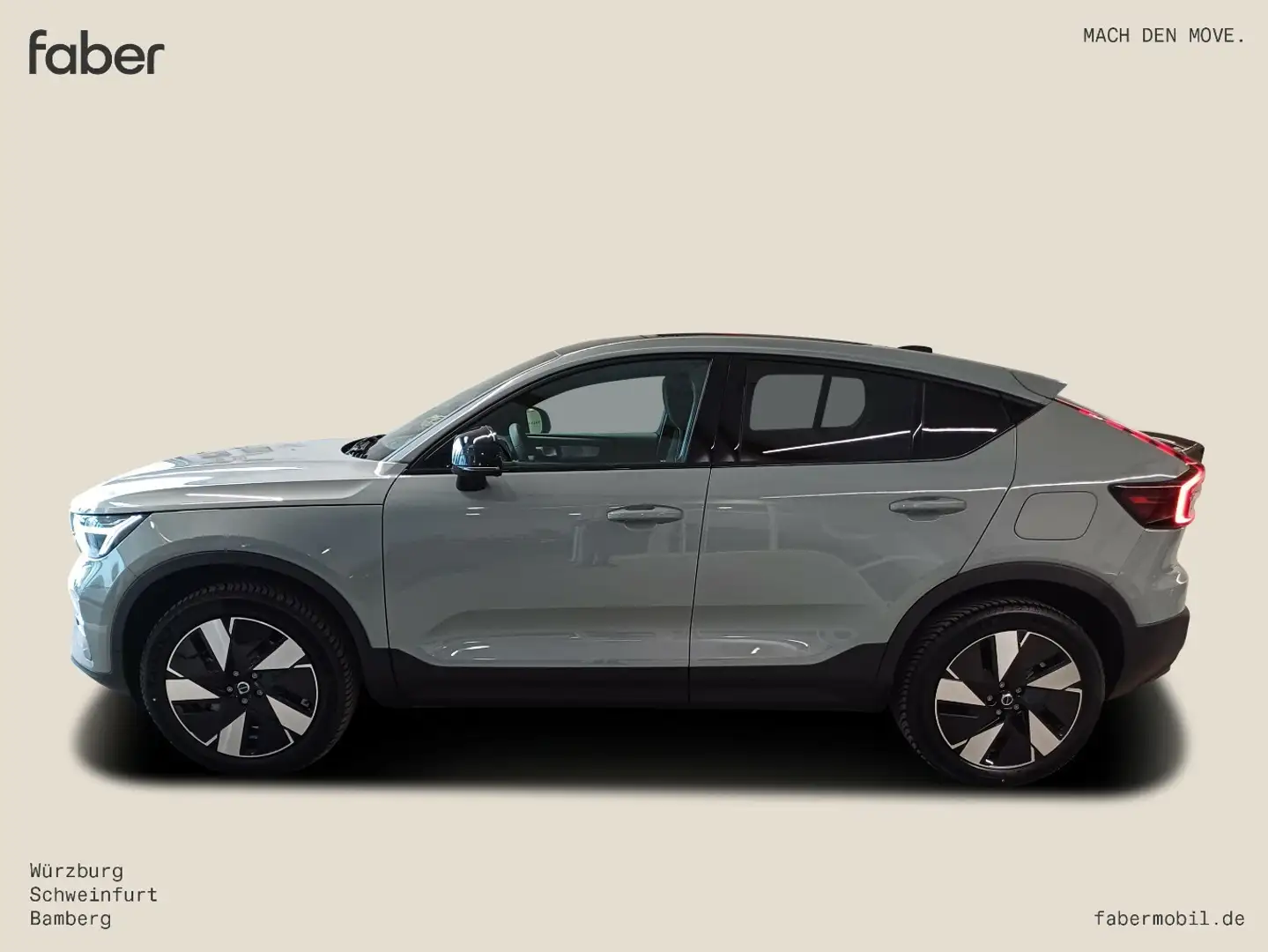Volvo C40 Plus Recharge Pure Electric AWD Šedá - 1