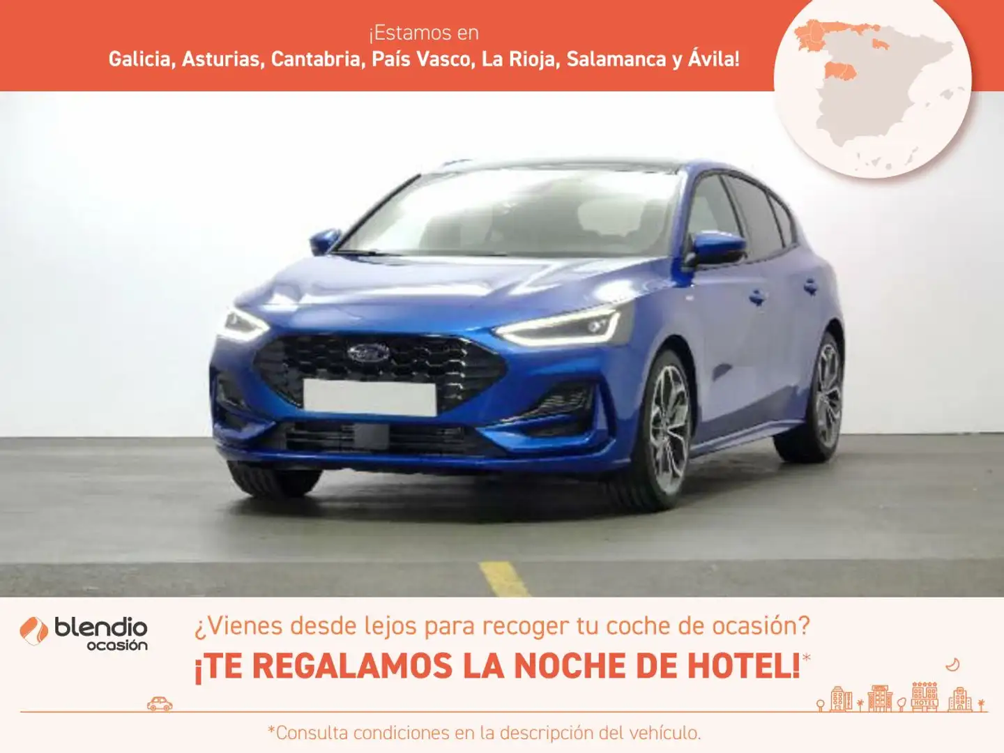 Ford Focus 1.0 ECOBOOST MHEV 92KW ST-LINE X 125 5P Azul - 1