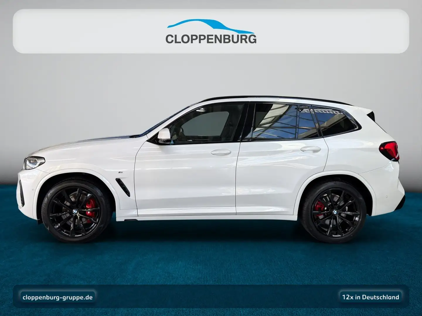 BMW X3 xDrive30i M Sportpaket Head-Up+Navi+Pano Weiß - 2