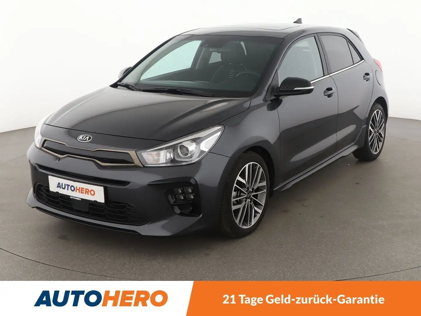 Kia Rio 1.0 TGDI GT Line Aut.*NAVI*CAM*PANO*PDC*SHZ*TEMPO* Grau - 1