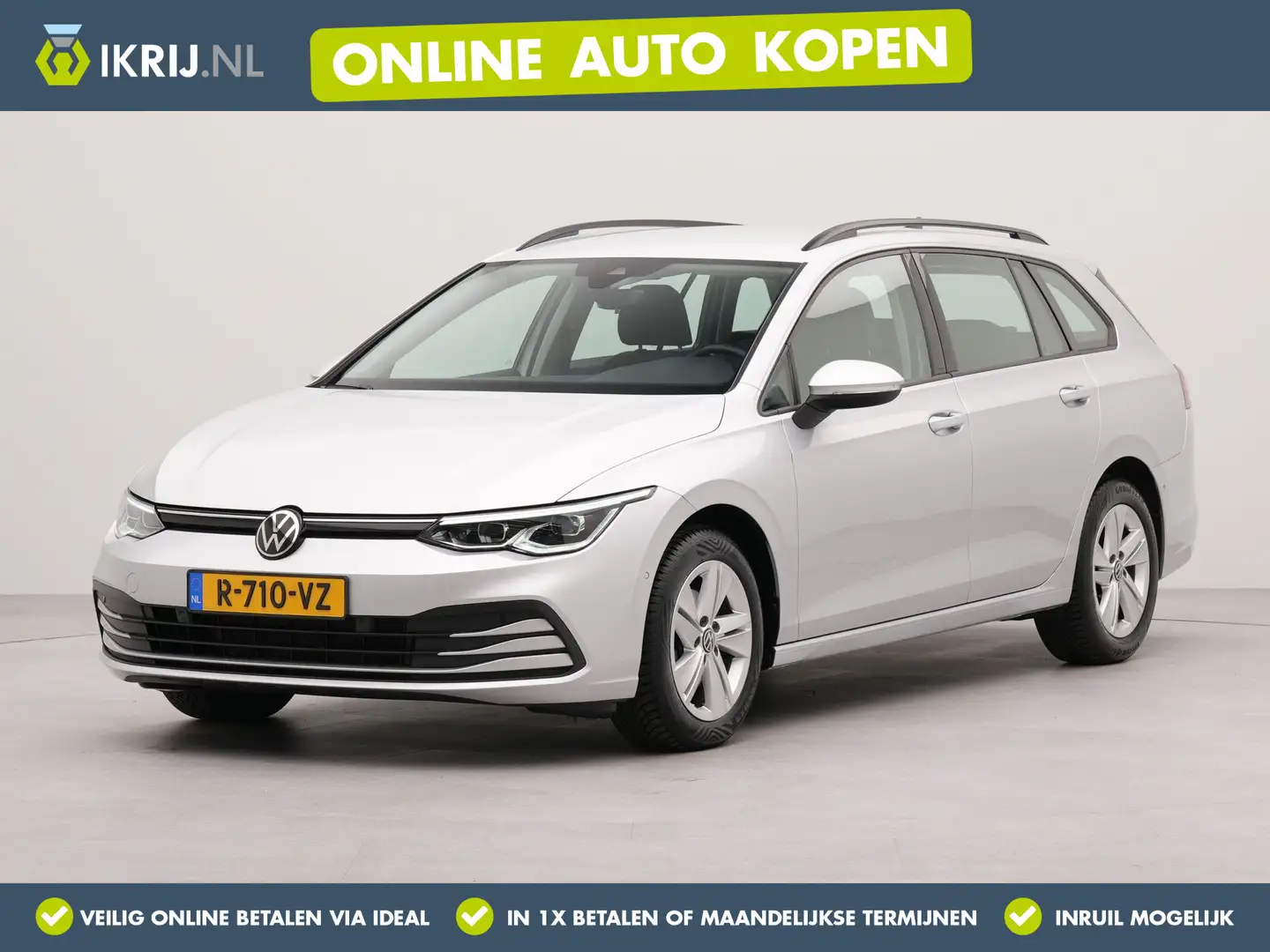 Volkswagen Golf Variant 1.0 TSI Life | Vaste trekhaak | Navigatie | Apple Grijs - 1