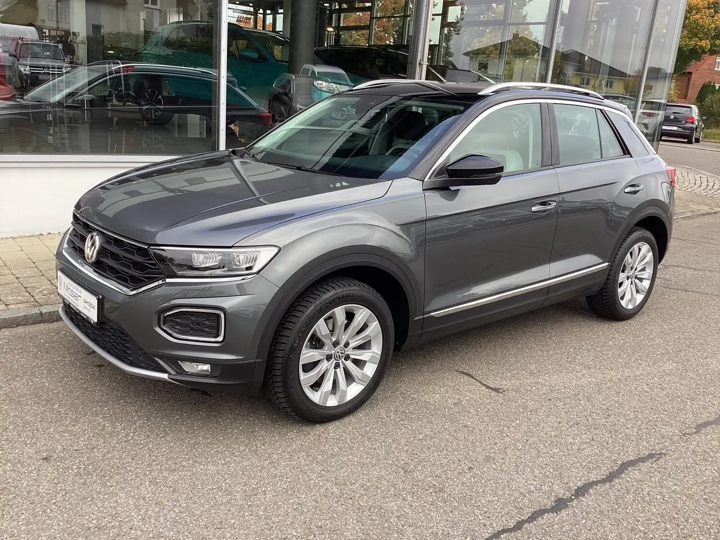 Volkswagen T-Roc 2.0 TSI DSG 4Motion Sport/LED/ACC/Navi/AHK Grau - 1