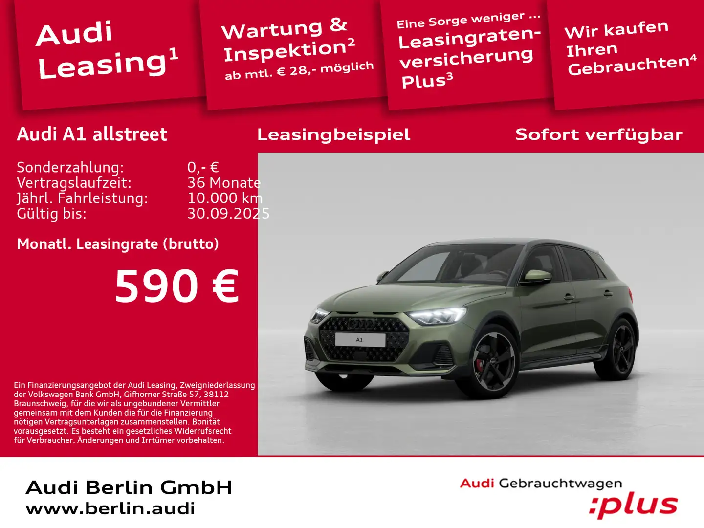 Audi A1 35 TFSI S tronic Green - 1