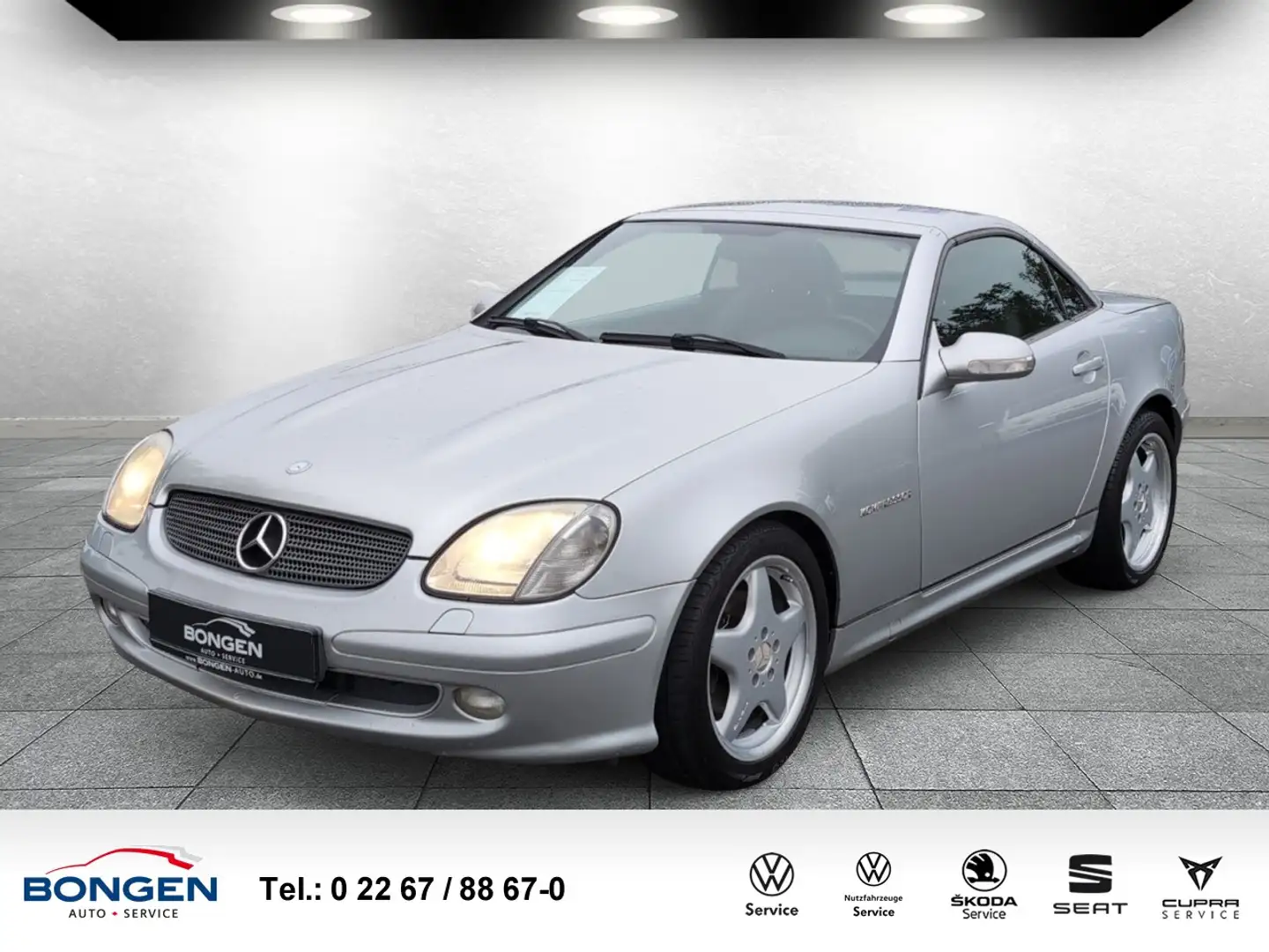 Mercedes-Benz SLK 230 Roadster Kompressor NUR AN HÄNDLER Klima Xenon Silber - 1