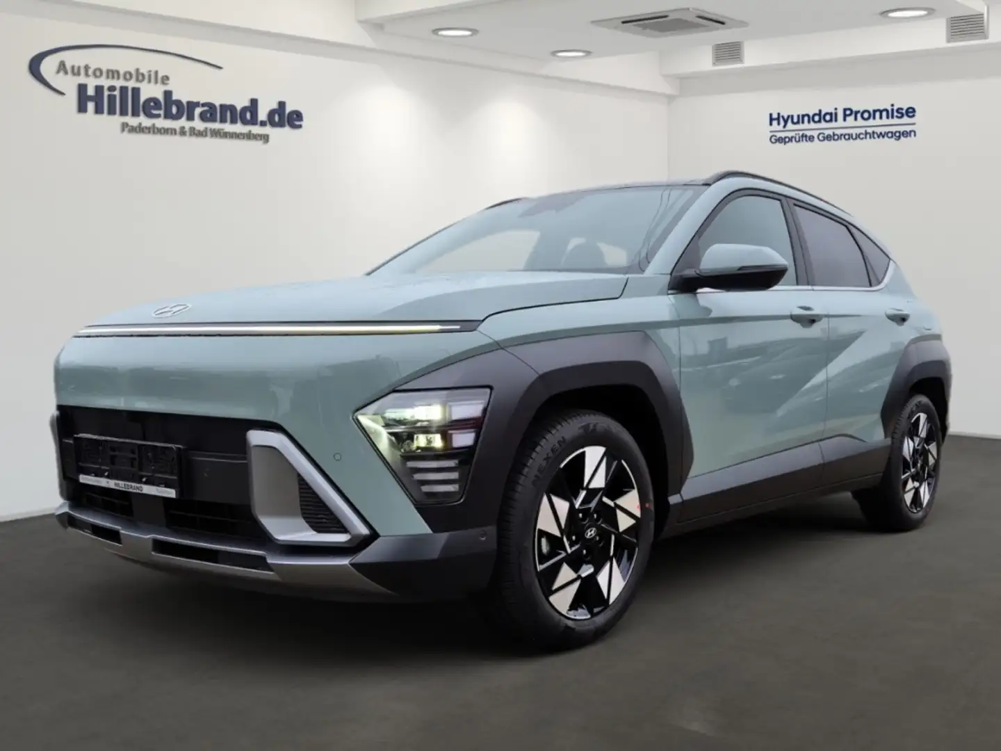 Hyundai KONA Prime Hybrid 2WD 1.6 T-GDI EU6d Navi Leder digital Grün - 1