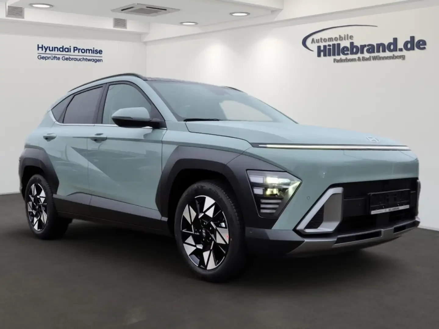 Hyundai KONA Prime Hybrid 2WD 1.6 T-GDI EU6d Navi Leder digital Grün - 2