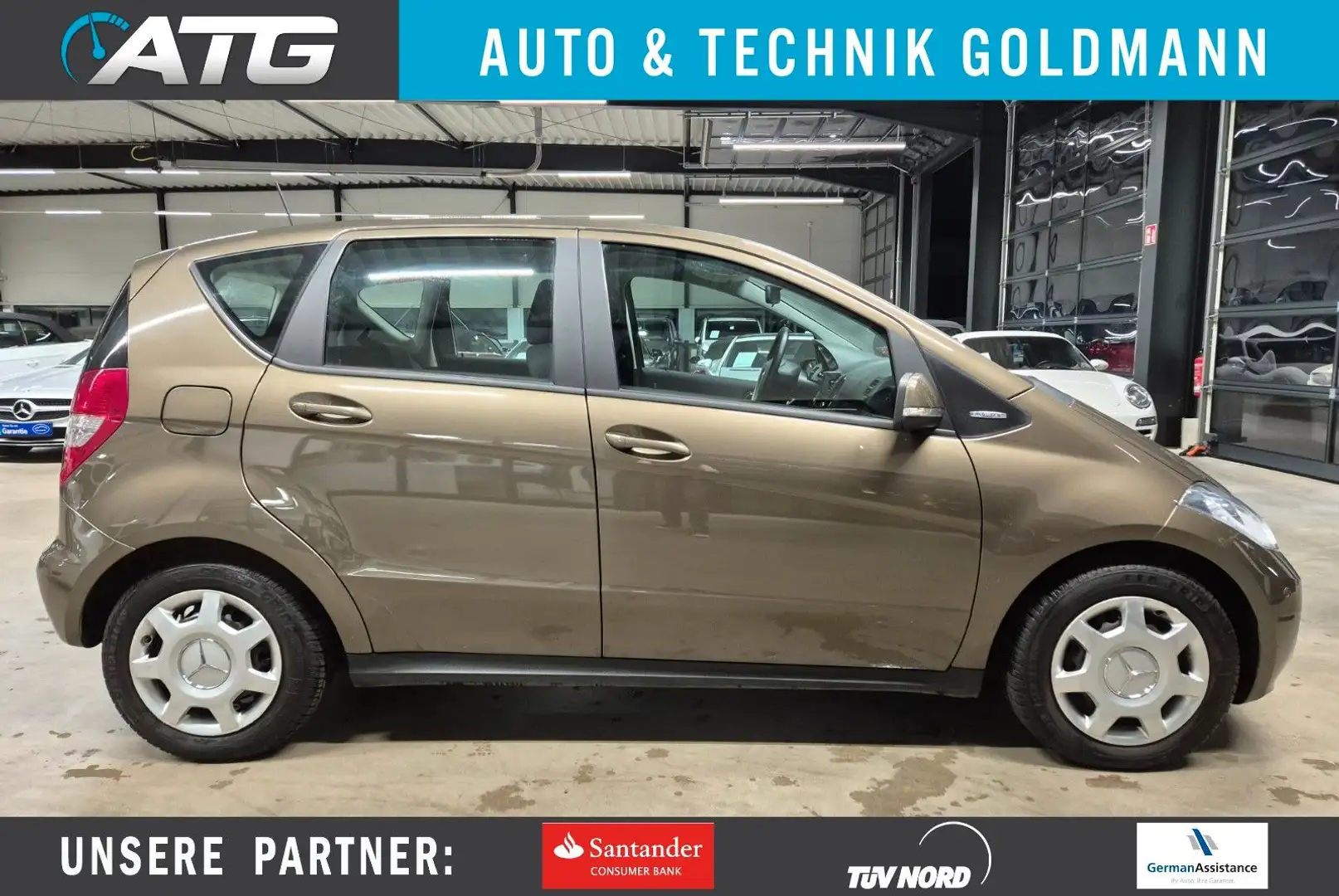 Mercedes-Benz A 160 CLASSIC KLIMA TÜV+SERVICE NEU WENIG KM Braun - 1