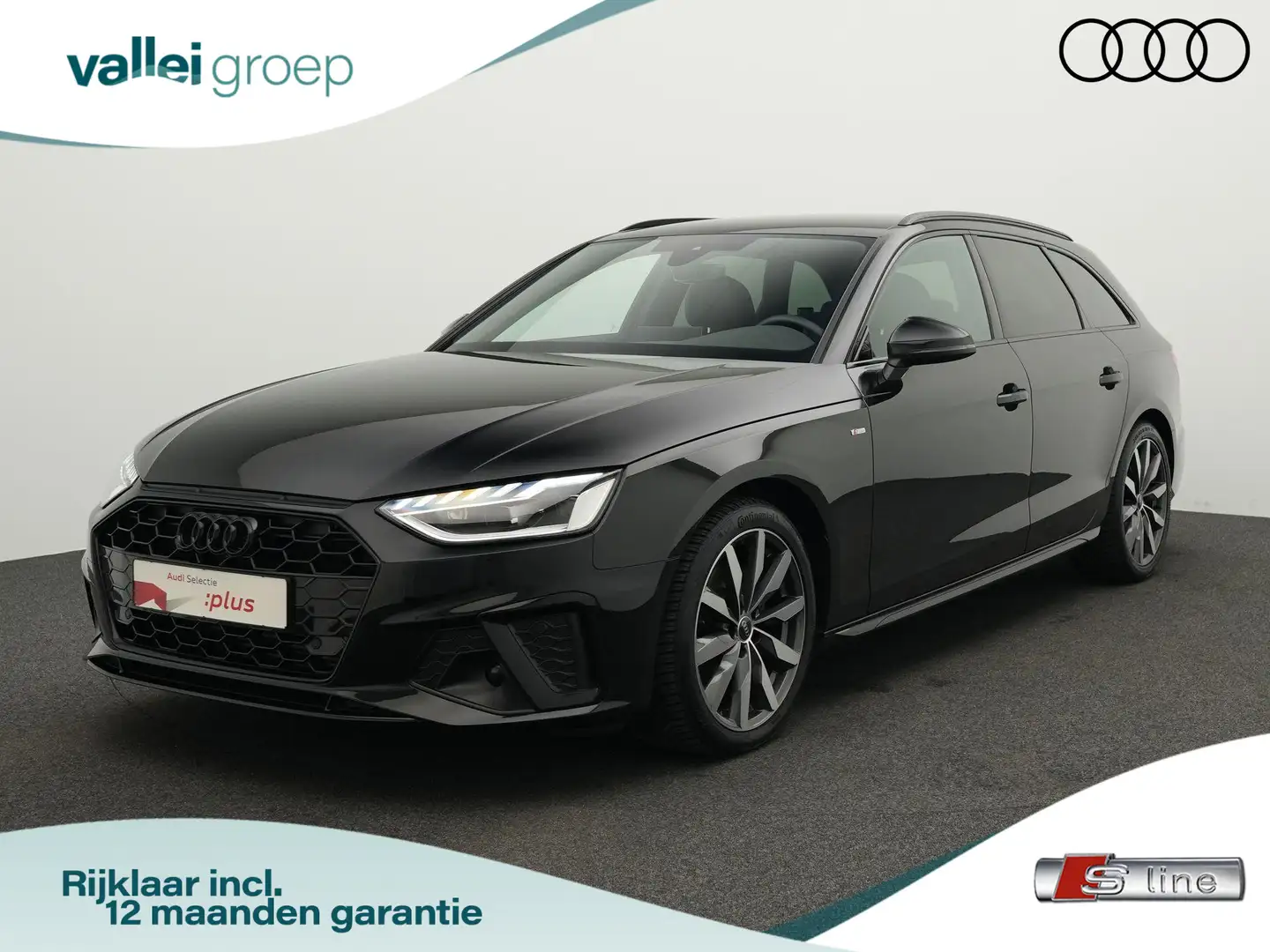 Audi A4 Avant 35 TFSI 150 pk S-tronic S edition Competitio Zwart - 1