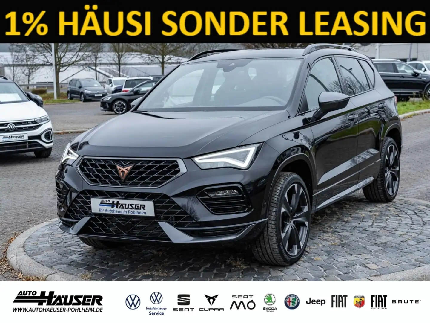 CUPRA Ateca 2.0 TSI DSG 4Drive NAVI LED AHK ALLRAD TRAVEL ACC Schwarz - 1