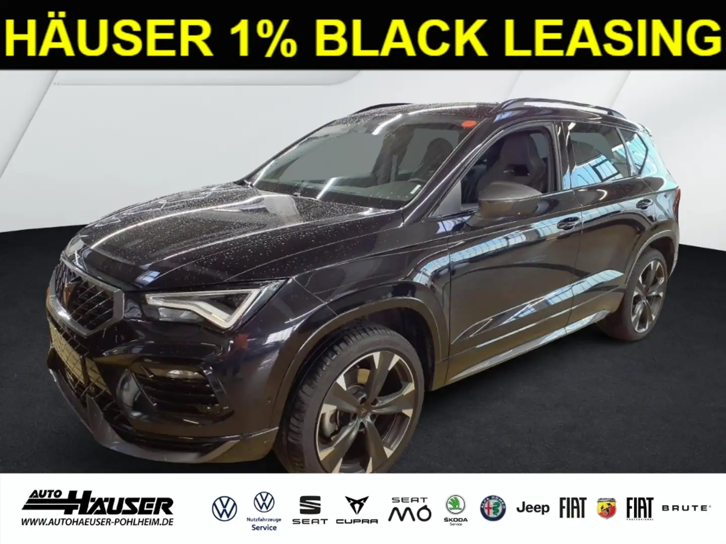 CUPRA Ateca 2.0 TSI DSG 4Drive NAVI LED AHK ALLRAD TRAVEL ACC Schwarz - 1