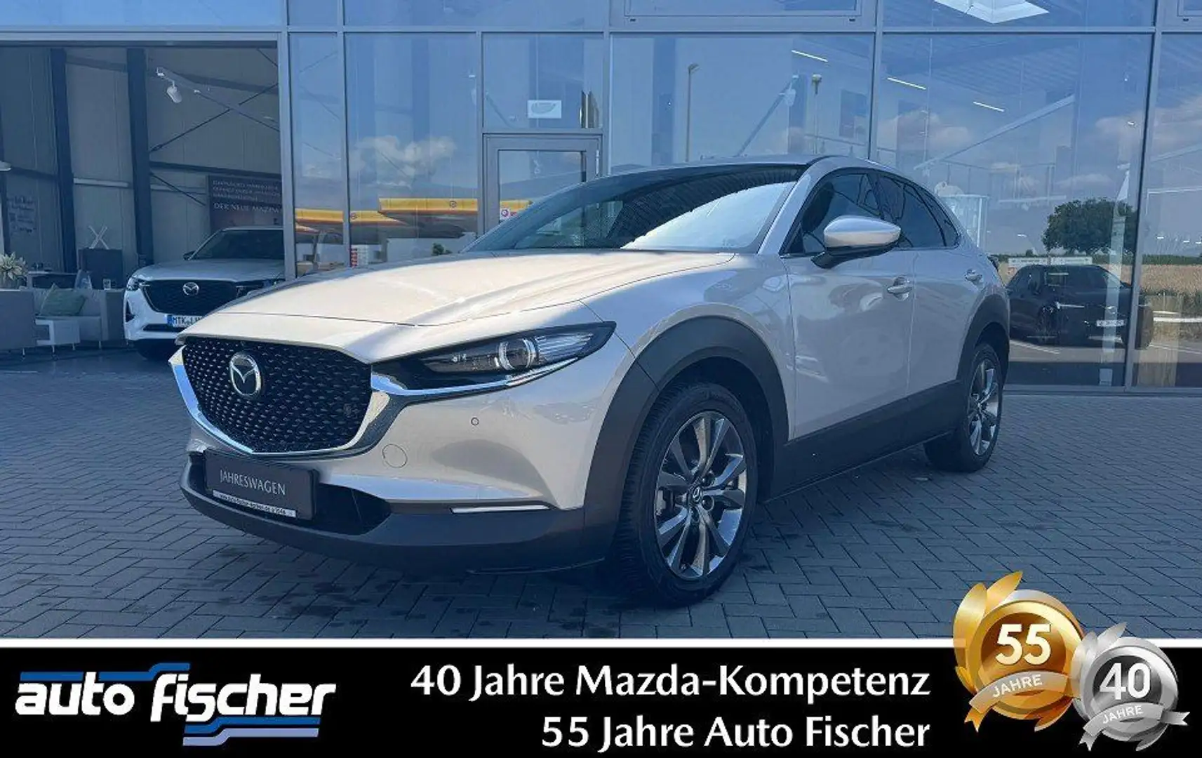 Mazda CX-30 2.0 (186PS) Autom. Exclusive-Line Sitzheiz Silber - 1