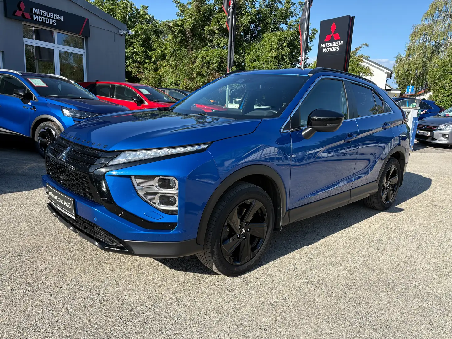 Mitsubishi Eclipse Cross 2,4 PHEV 4WD Intense+ Blackline Aut. Blau - 1