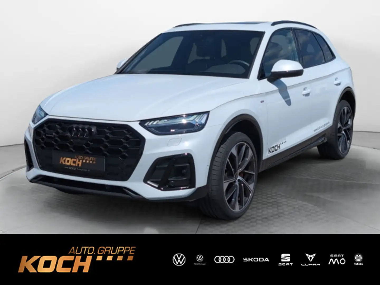 Audi Q5 40 TDI q. S tronic S line | MATRIX LED, Pano, Blanc - 1
