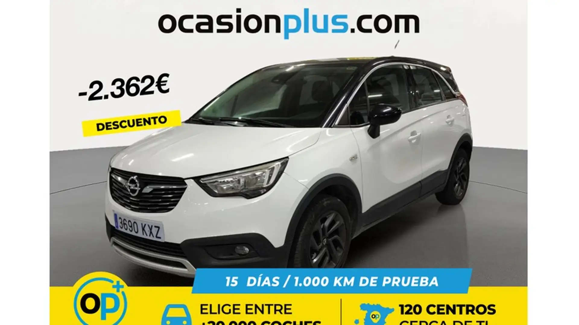 Opel Crossland X 1.2T S&S Design Line 110 Weiß - 1