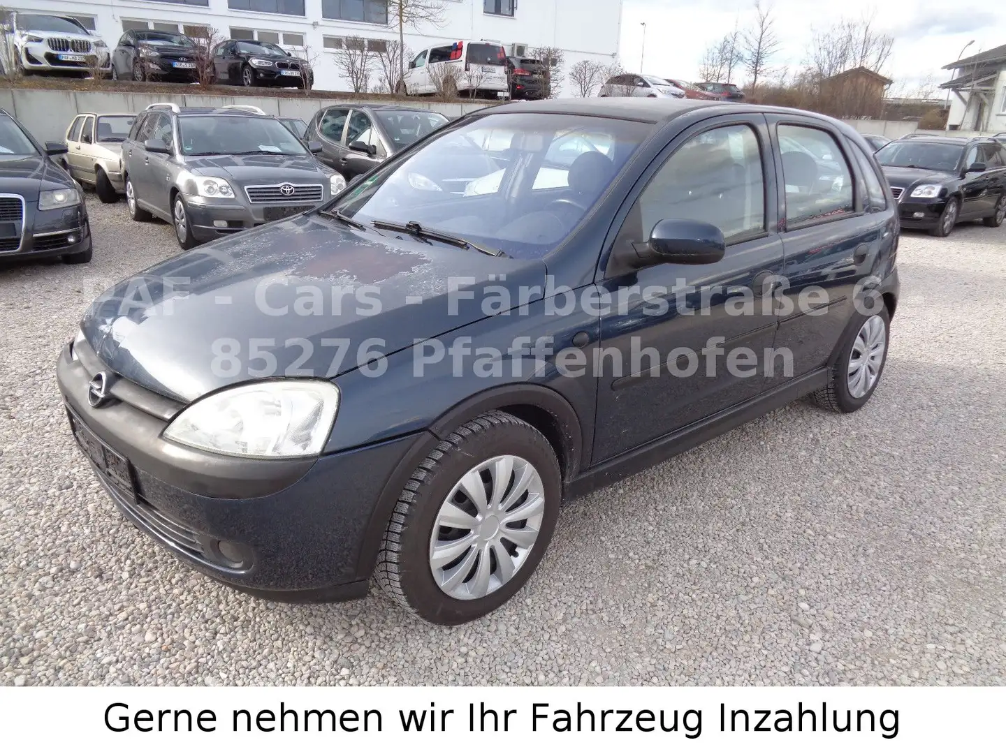 Opel Corsa C  1,2 Klima, Euro 4, Tüv 01/2026 Bleu - 2