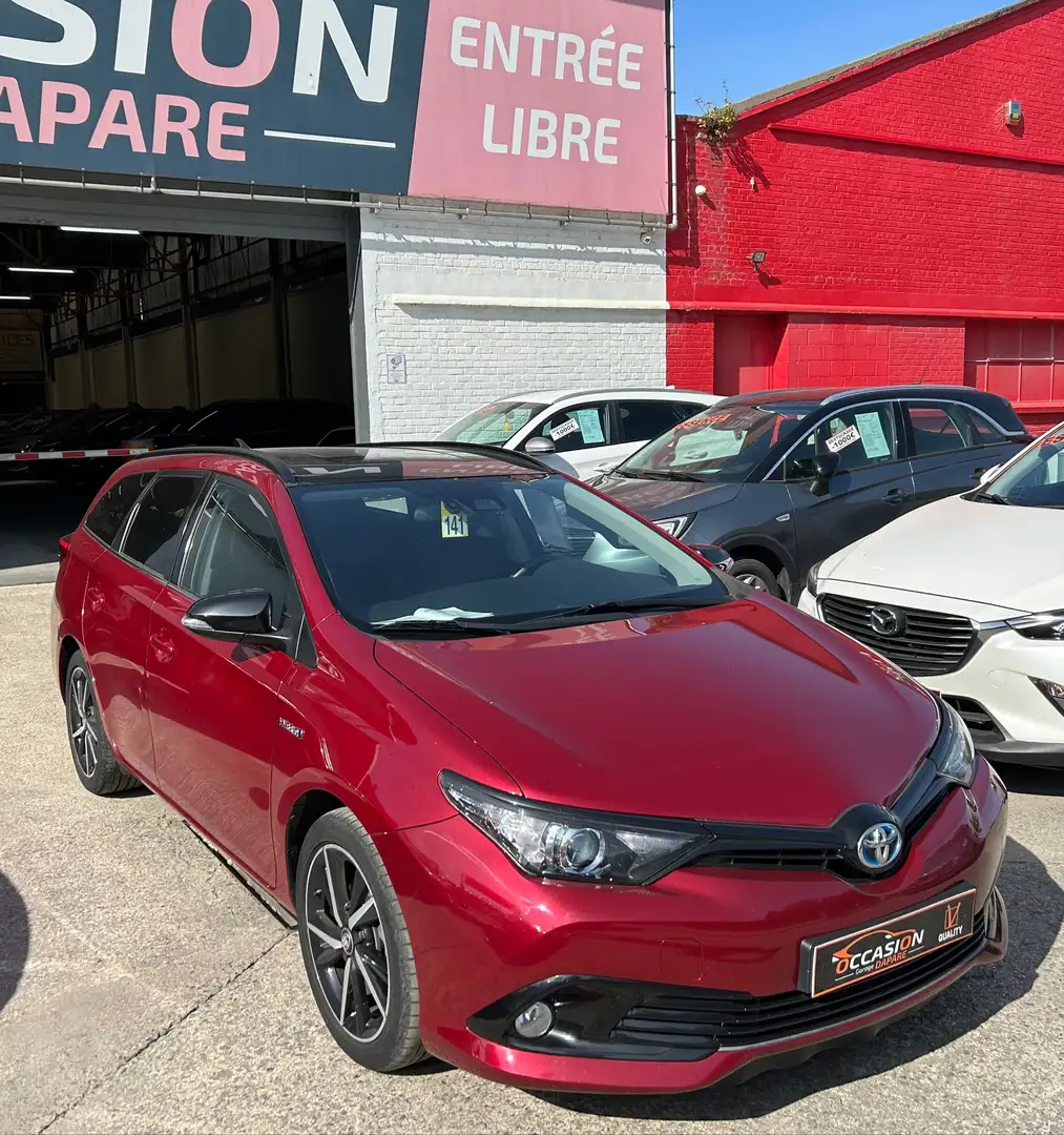 Toyota Auris HYBRID 1.8i HSD - GPS - CARNET - Garantie 1 an Rood - 2