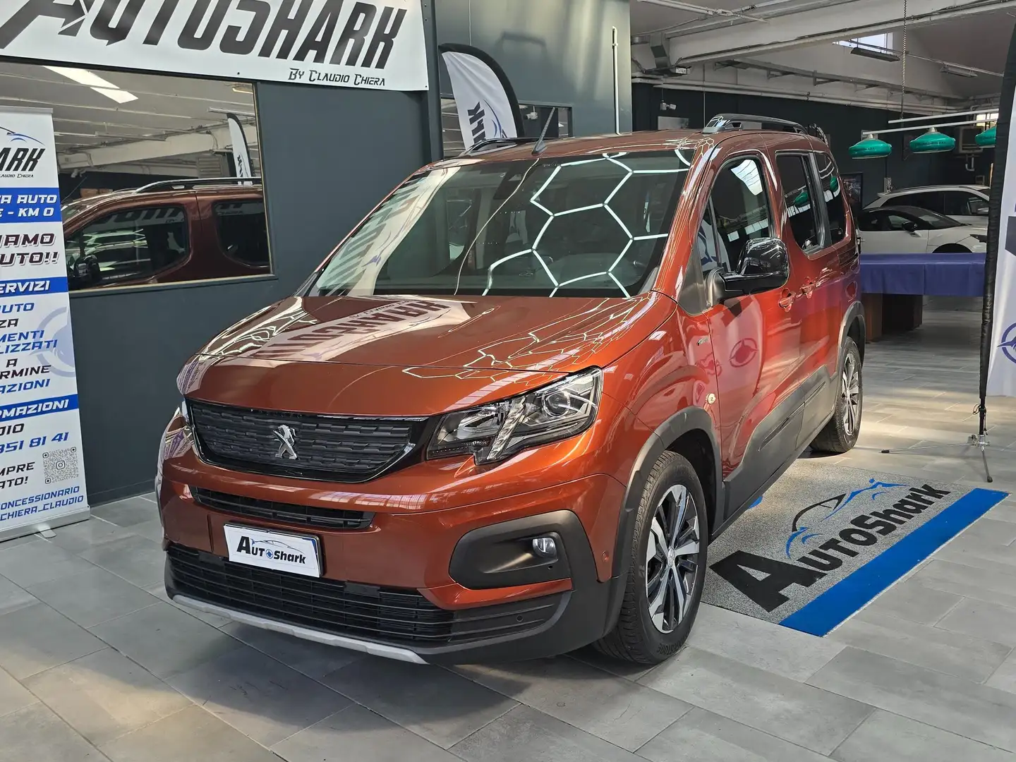 Peugeot Rifter Rifter 1.5 bluehdi GT Line s Brun - 2