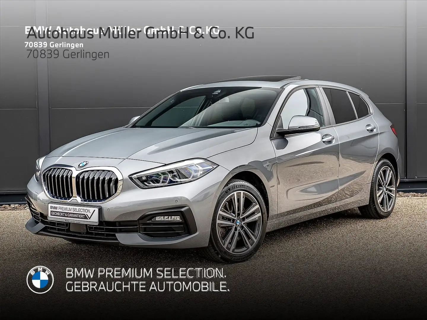 BMW 118 i A 5-Tür. H/Ksound DrivingAssist Navi GSD Grau - 1