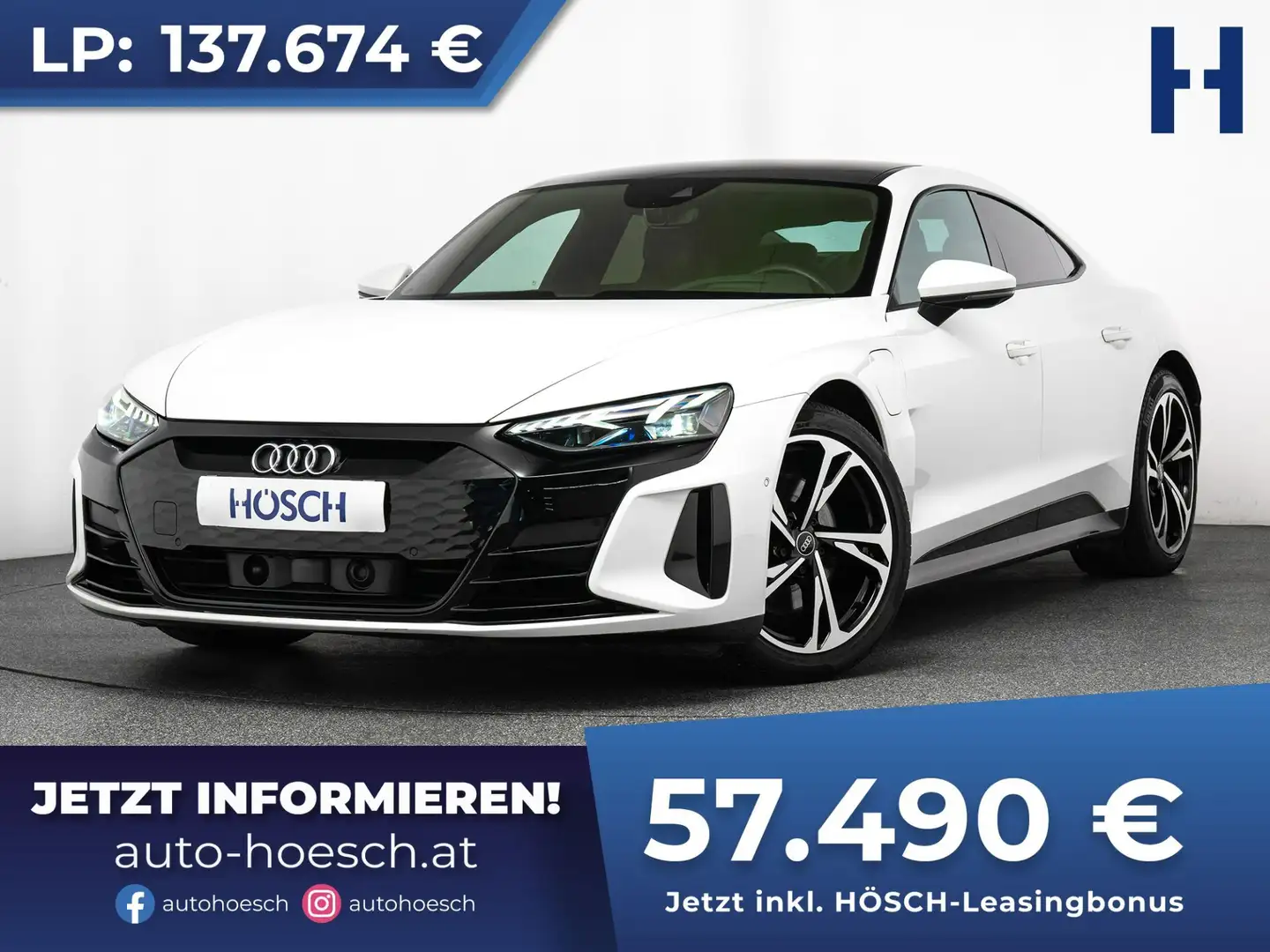 Audi e-tron GT PANO HEADUP LASER SITZLÜFT EXCLUSIVE bijela - 1