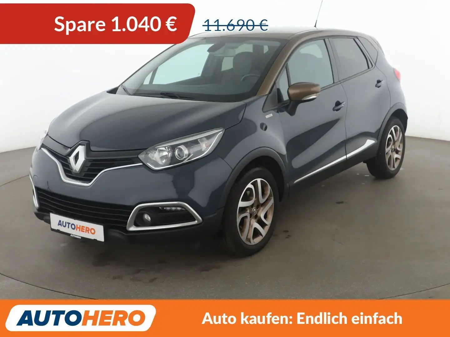 Renault Captur 1.2 TCe Energy Elysee*NAVI*PDC*SHZ*AHK*KLIMA* Blau - 1