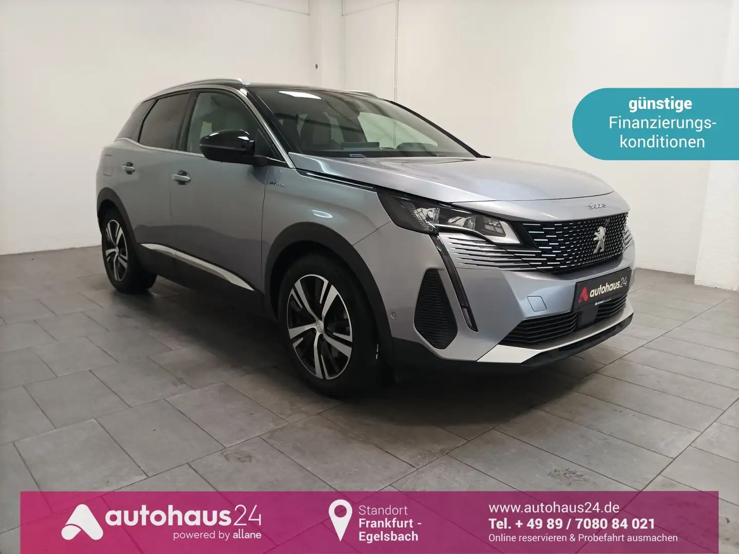 Peugeot 3008 Hybrid4 GT|AHK|Navi|ACC|Sitzhzg.|PDC Grau - 1