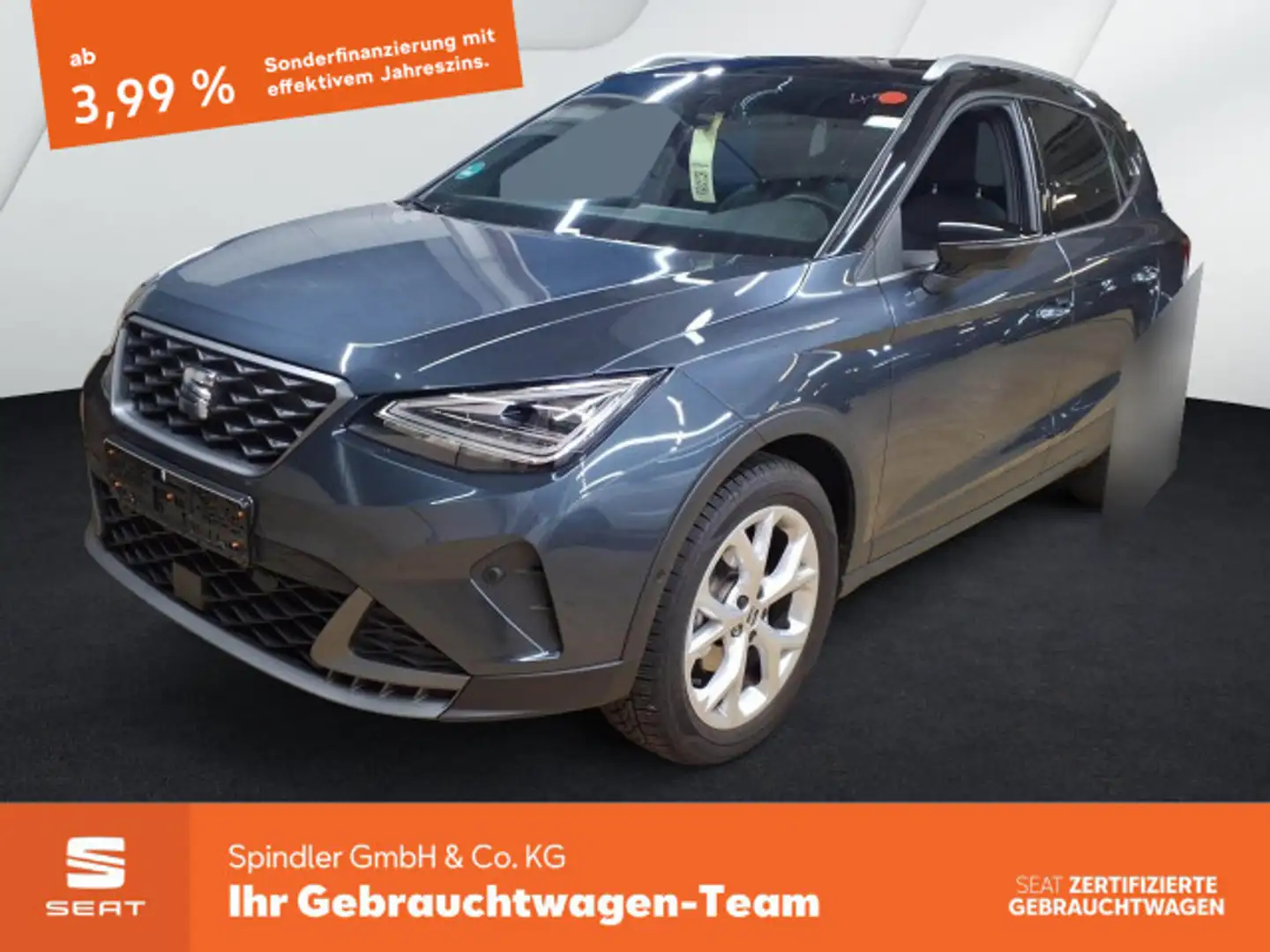 SEAT Arona FR 1.5 TSI DSG / AHK, LED, ACC, Navi, RFK Gris - 1