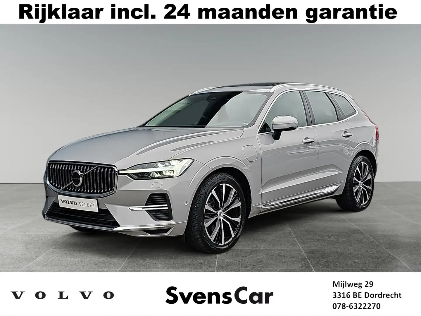 Volvo XC60 Recharge T6 AWD Ultimate Bright | Luchtvering | 36 Gris - 1