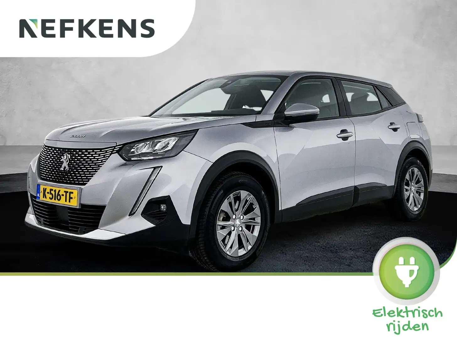 Peugeot e-2008 SUV EV Active Pack 50 kWh 136pk | Accu SOH 91,6% | Grijs - 1