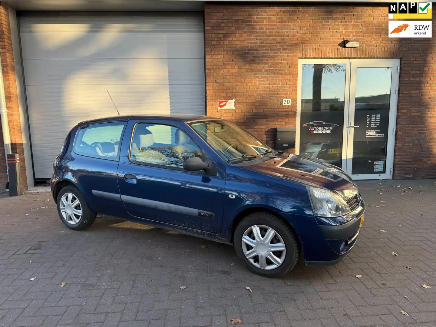 Renault Clio 1.2-16V Dynamique Comfort|INRUILKOOPJE Blauw - 1