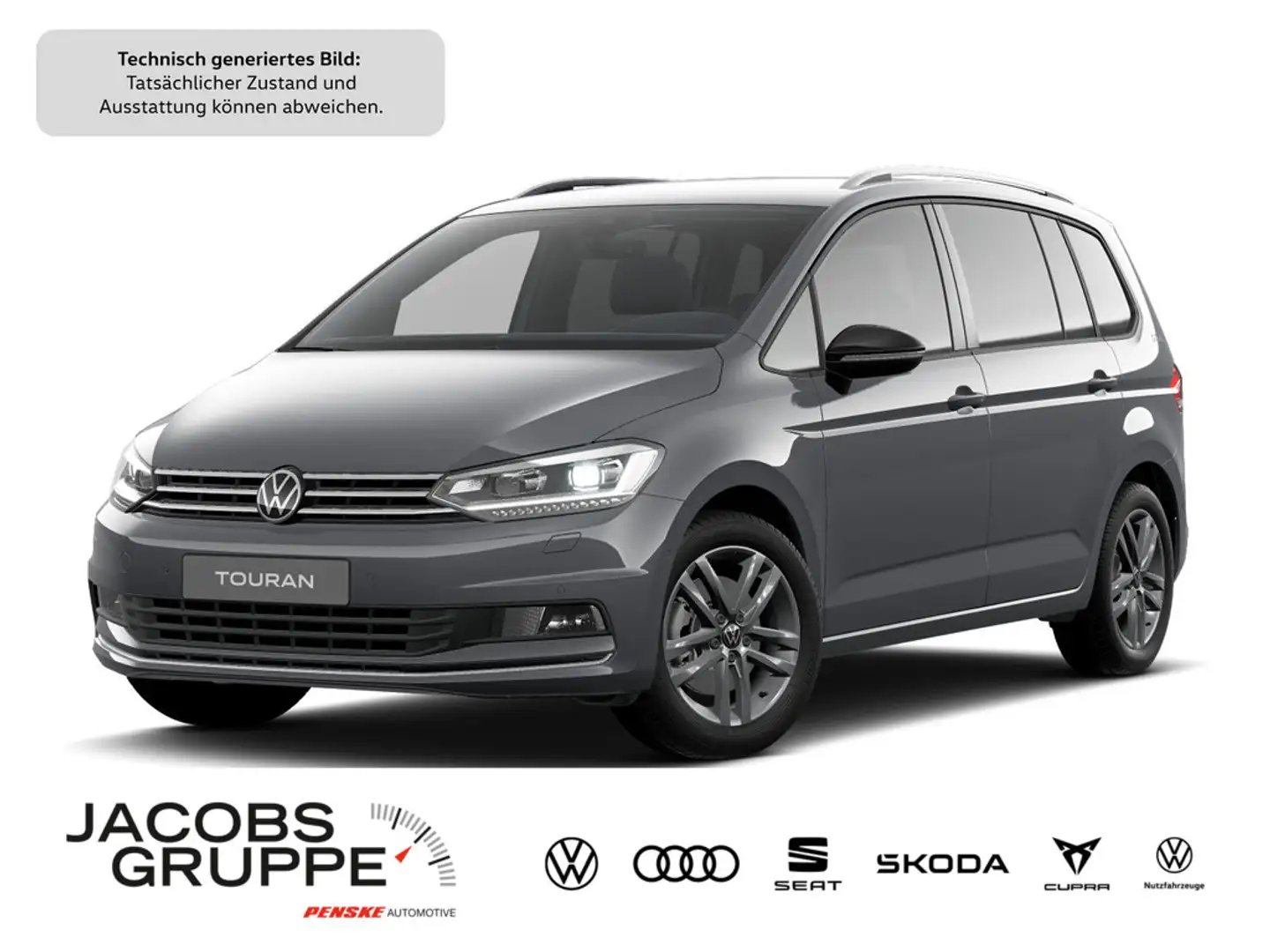 Volkswagen Touran 1.5 TSI Goal DSG,Navi,LED,AHK Grau - 1