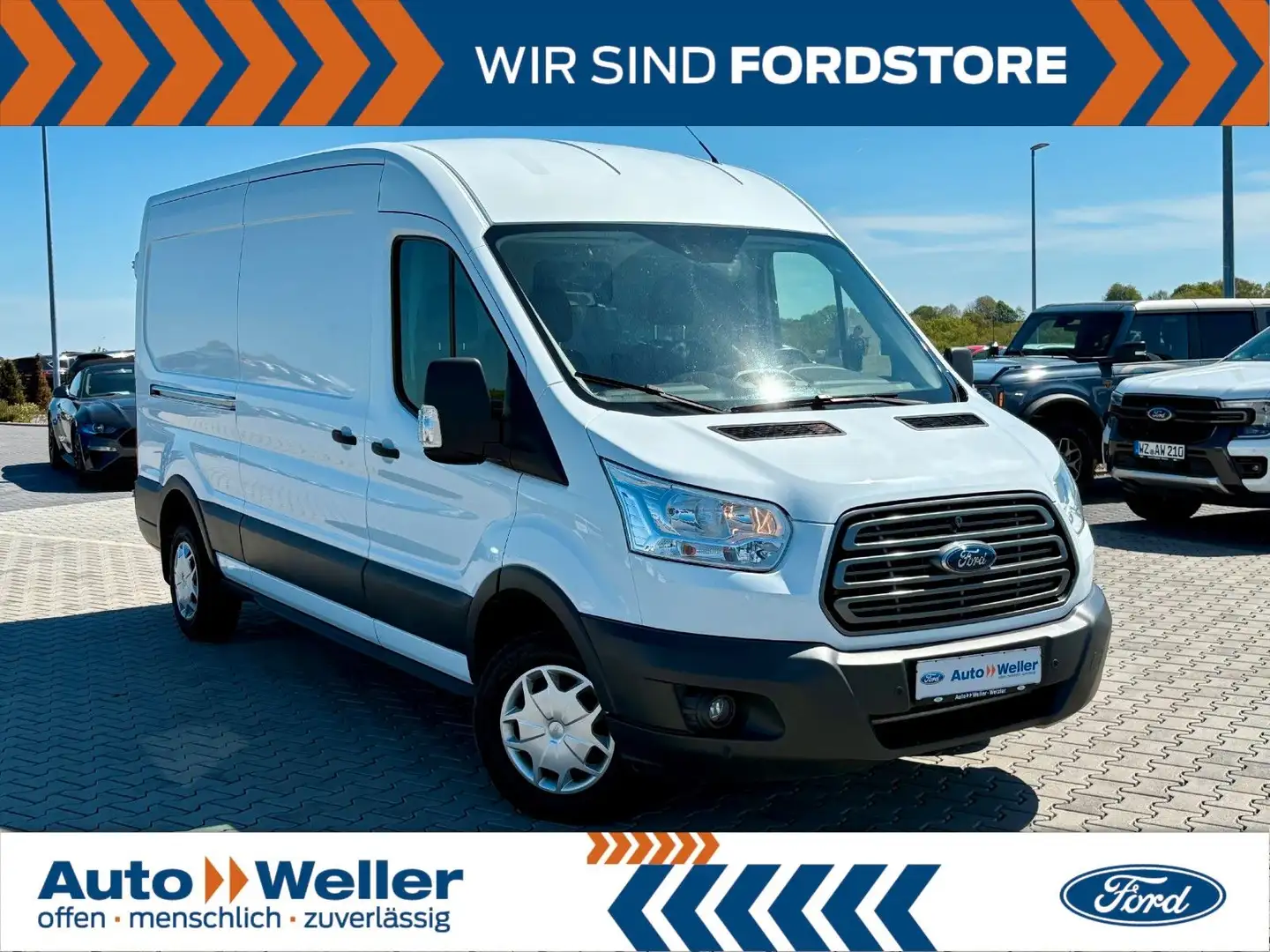 Ford Transit Kasten 310 L3 Trend 2.0 TDCi Klima Weiß - 1