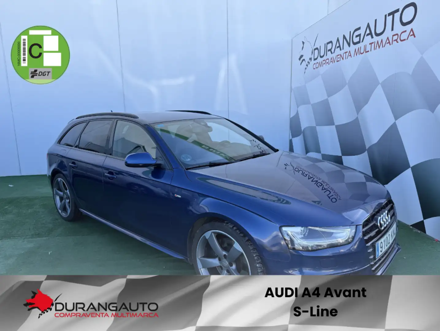 Audi A4 Avant 3.0TDI DPF S line ed. Q. S-T 245 Bleu - 1