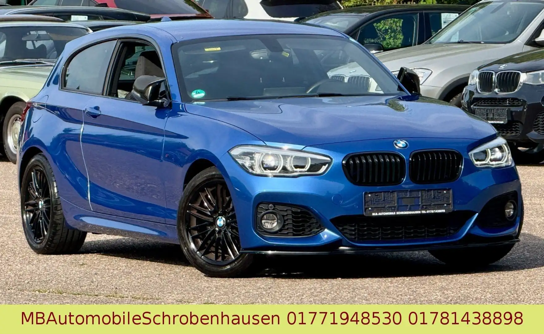 BMW 118 i M Sport AUTOMATIK Blauw - 1