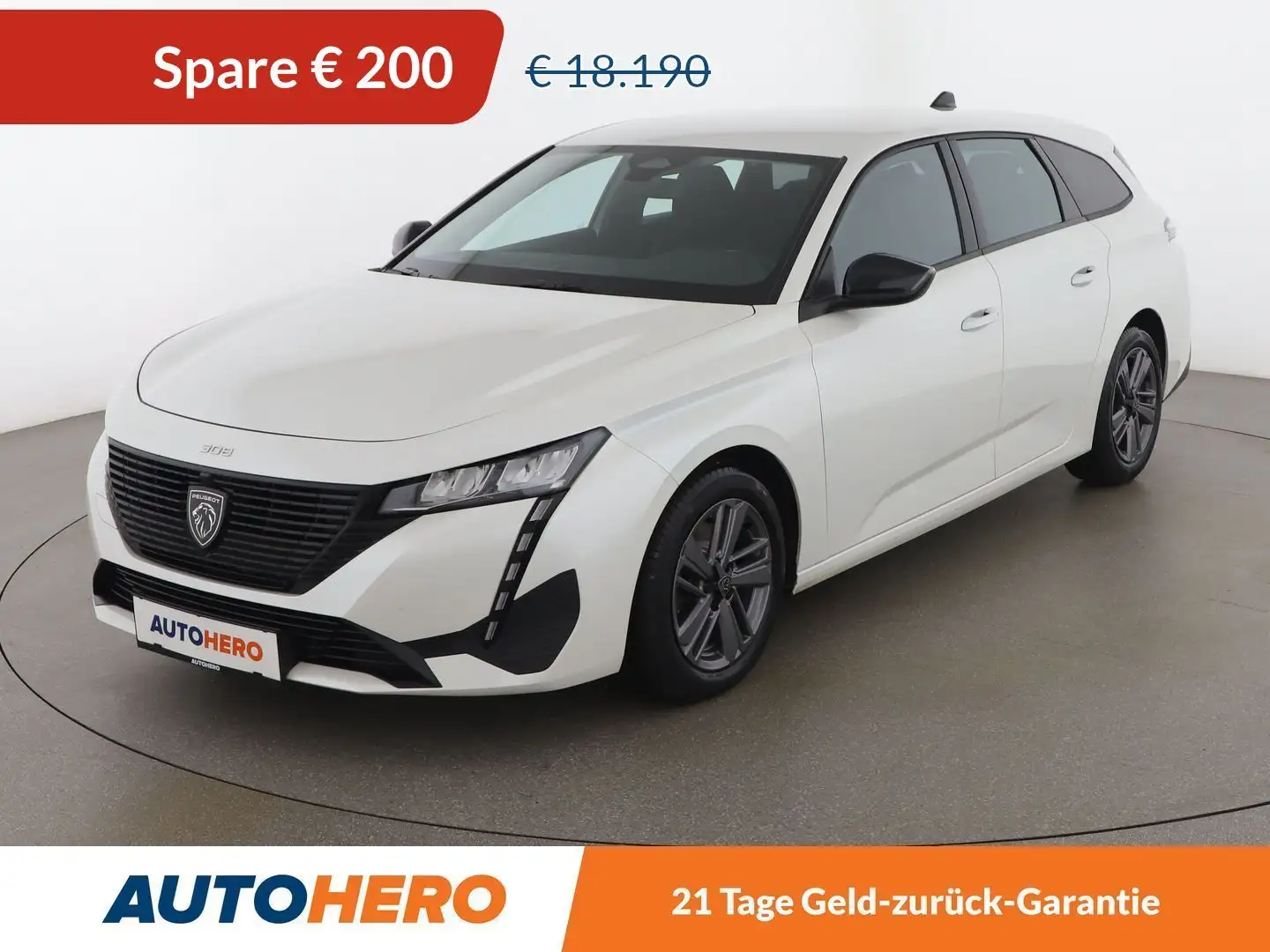 Peugeot 308 1.5 Blue-HDi Active Pack *LED*TEMPO*NAVI*SPUR*SHZ* Weiß - 1